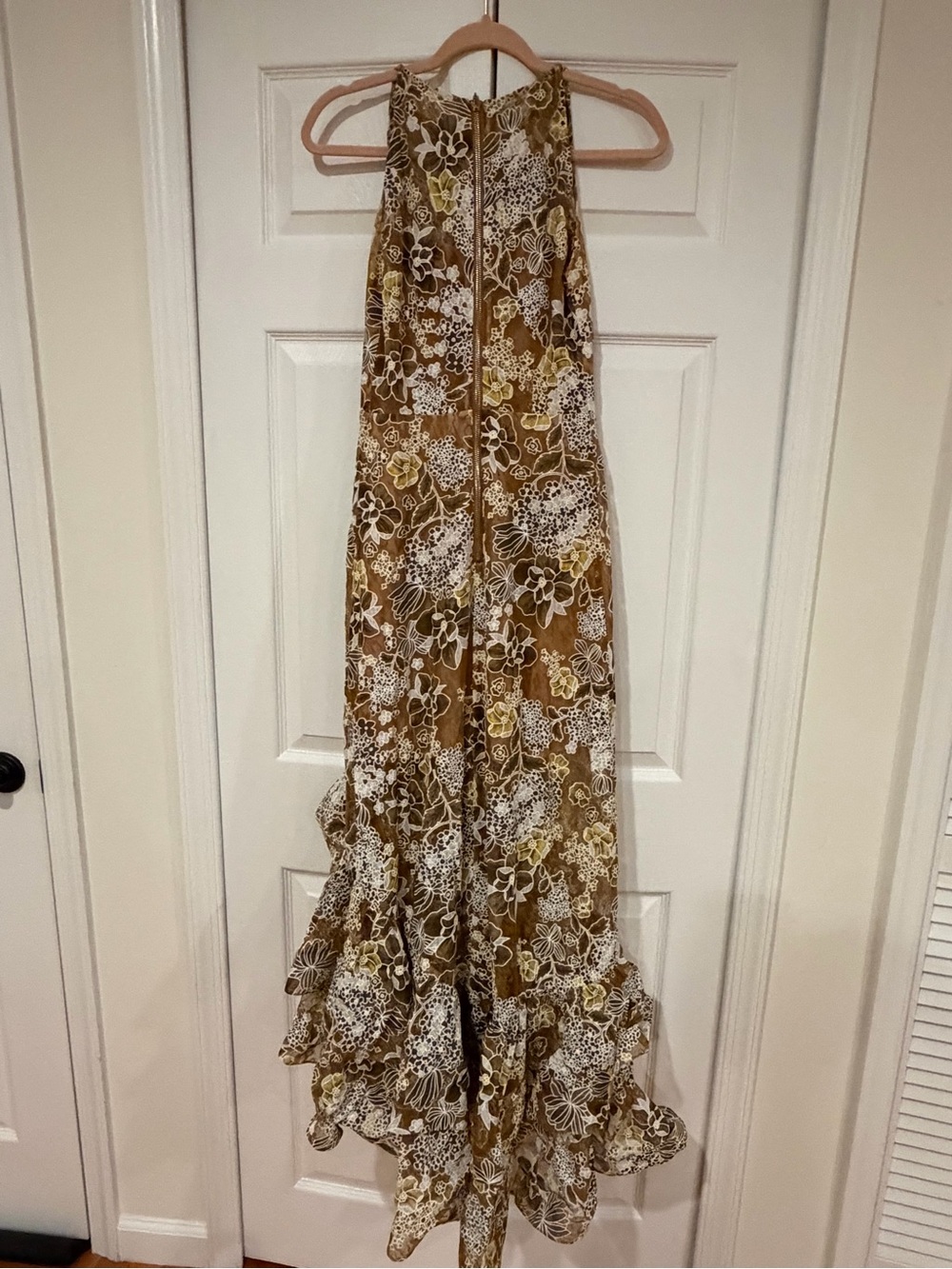 Bronx banco Sicilia Ruffle Dress in Multi - Picture 8 of 9